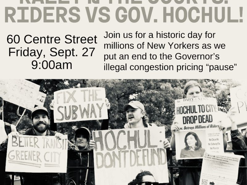 Congestion Pricing: Is Hochul above the law?